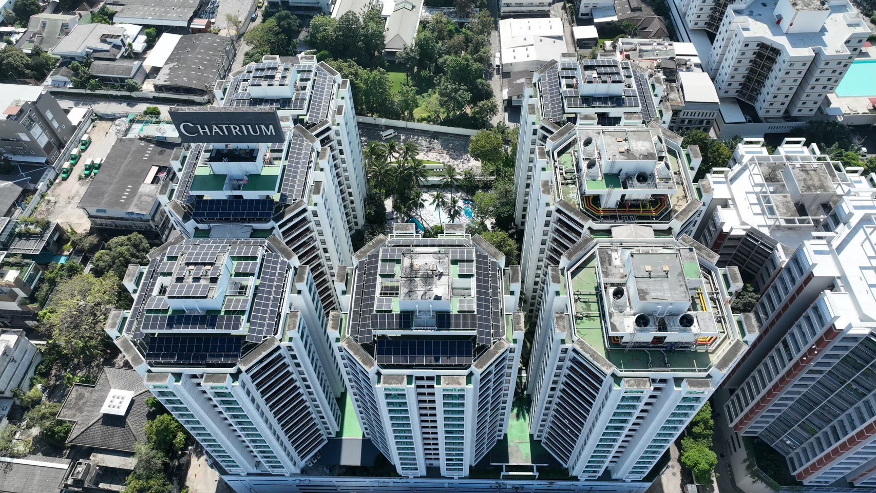 Commercial Building Solar Installation